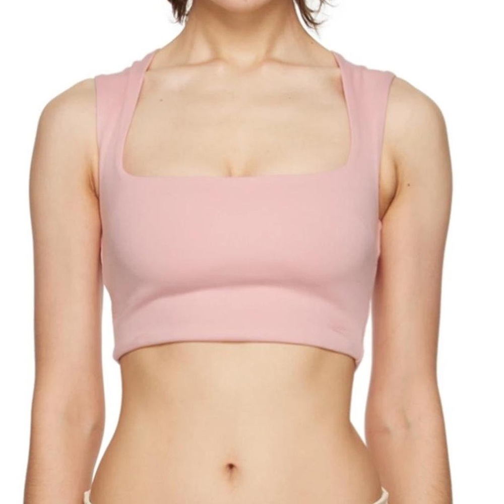 Danielle Guizio Pink Crop Top